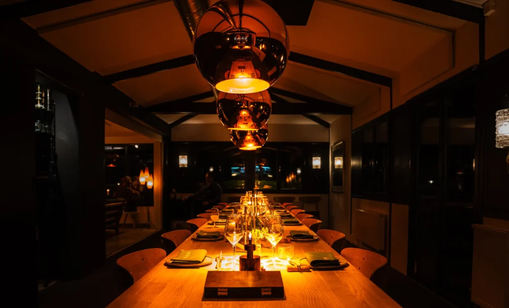 Bord dukat för julfest